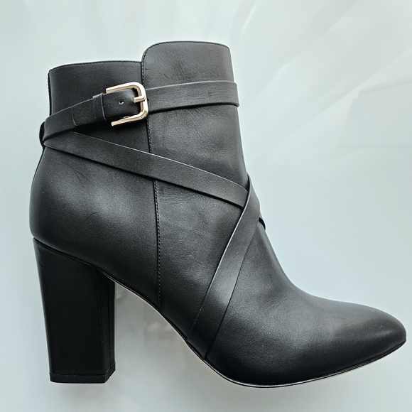 NEW L'AGENCE Francine Elegant Pointed Toe Black Ankle Boots 9.5